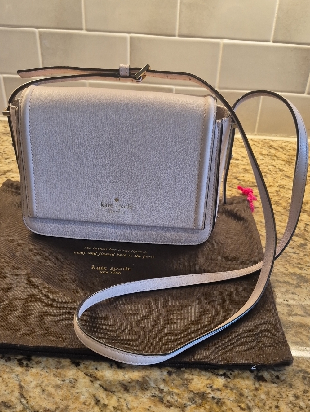 Kate spade Bailey street vicki crossbody bag soft pink 9x7 With Dust Bag